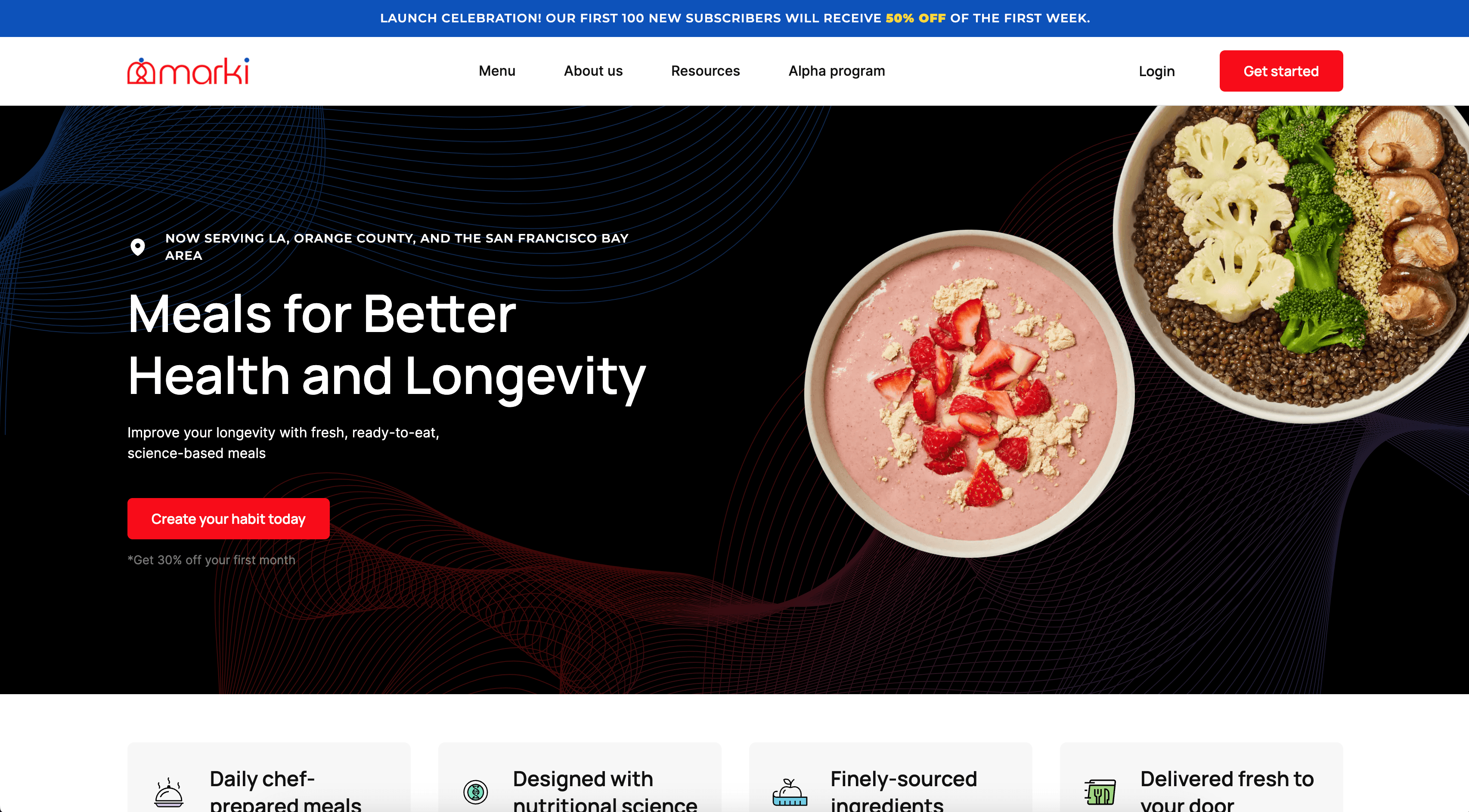 Marki - Plateforme de commandes de plats préparés