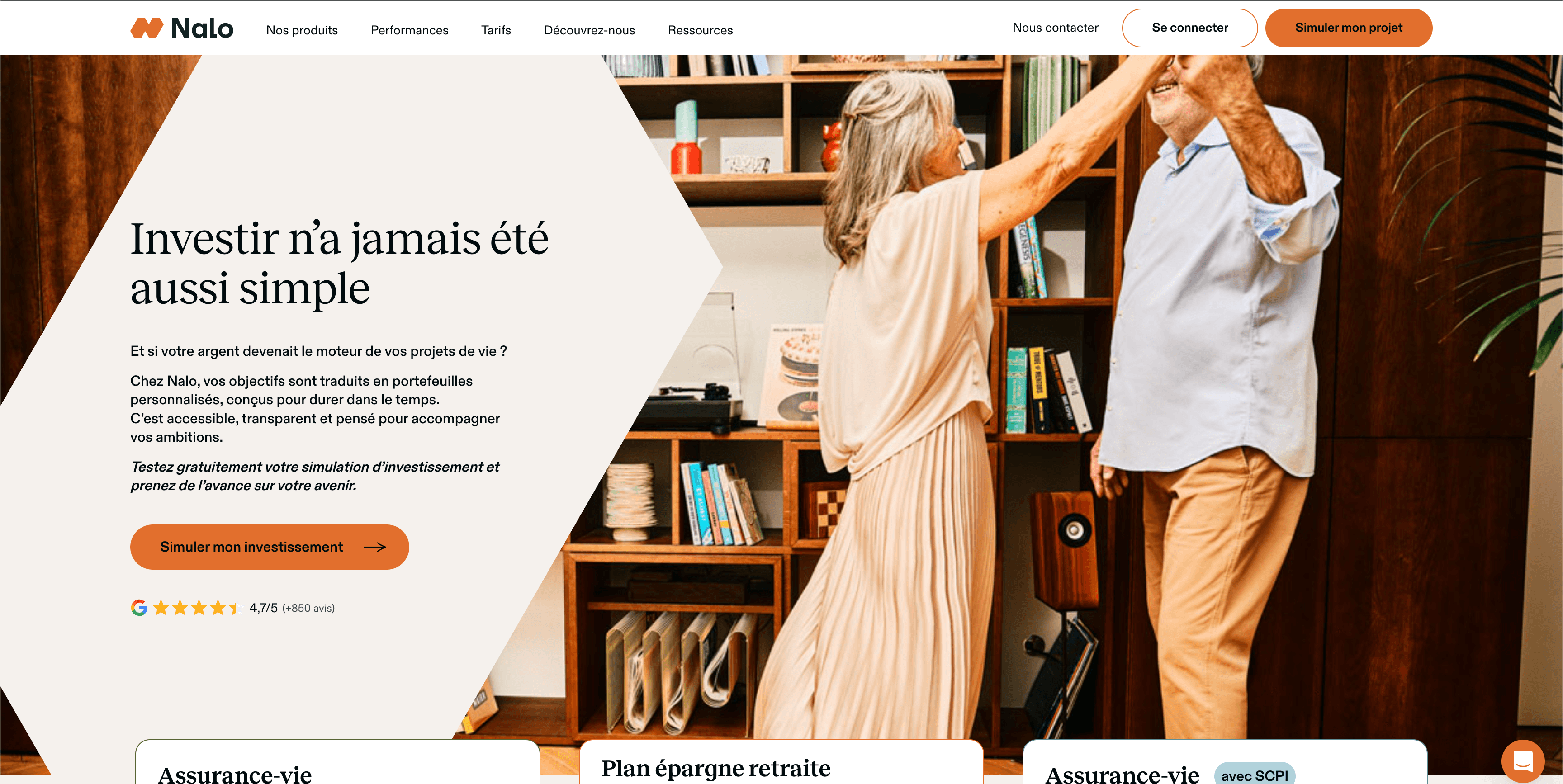 Nalo - Application de gestion d'épargne et d'investissement automatisé